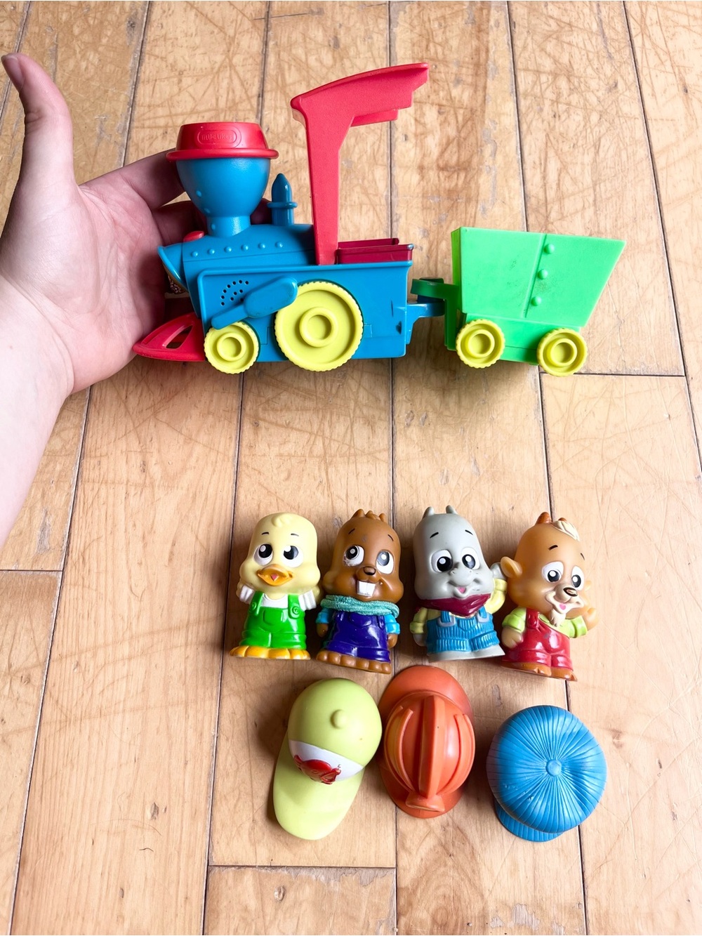 Little Tikes Apple Grove Pals Vintage Train & Figures Set Animal Friends Toy Lot
